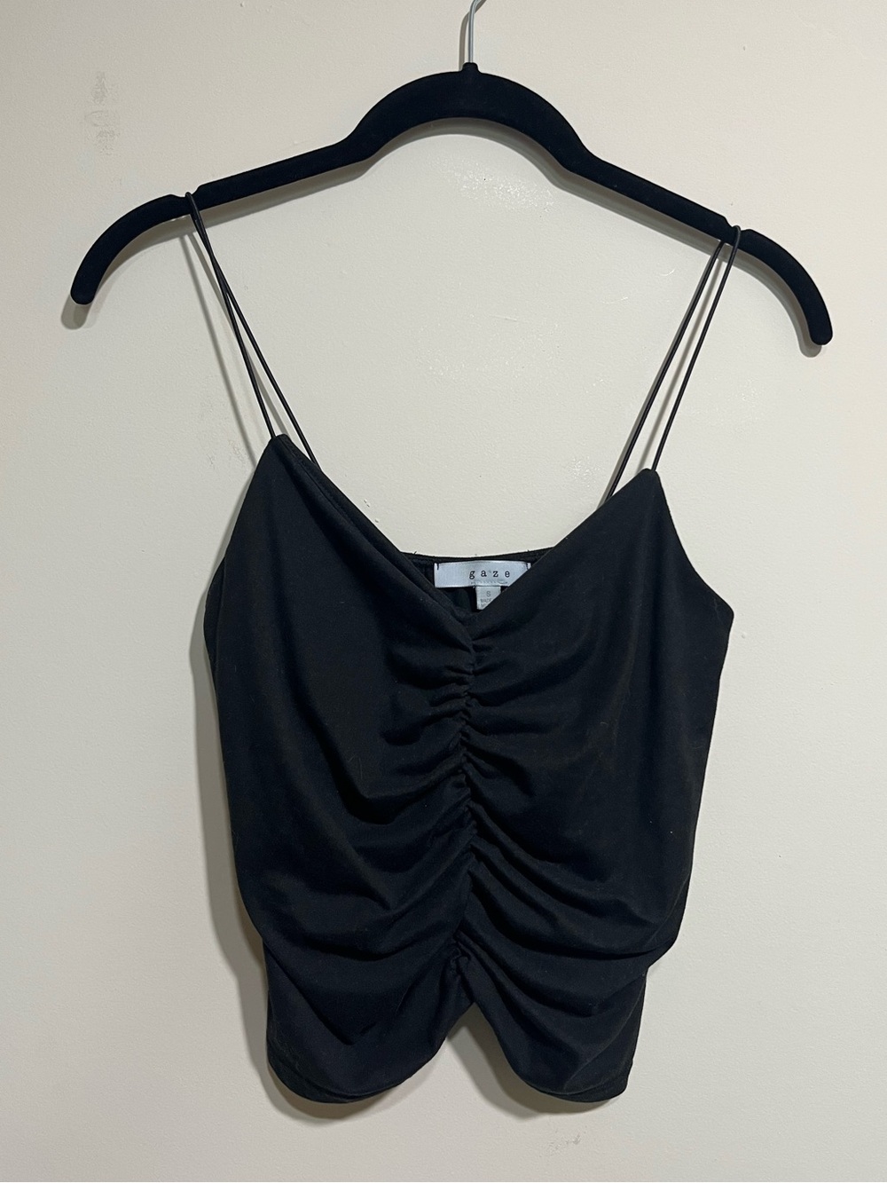 Black Ruched Cami